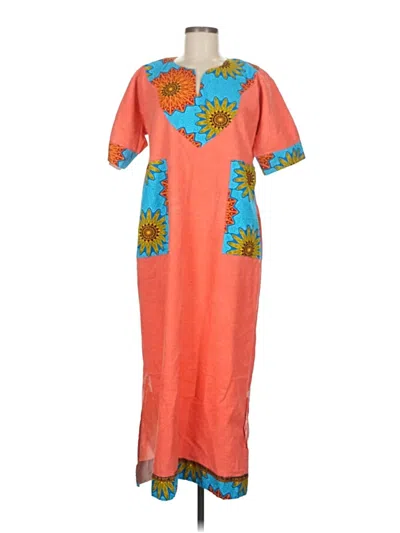 Pre-owned Grayson Threads Casual Dress In Orange