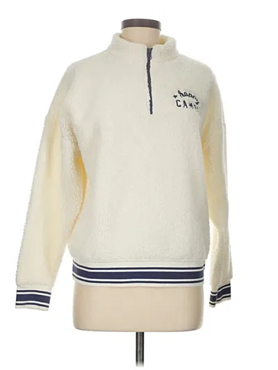 Pre-owned Grayson Threads Fleece Jacket In Ivory