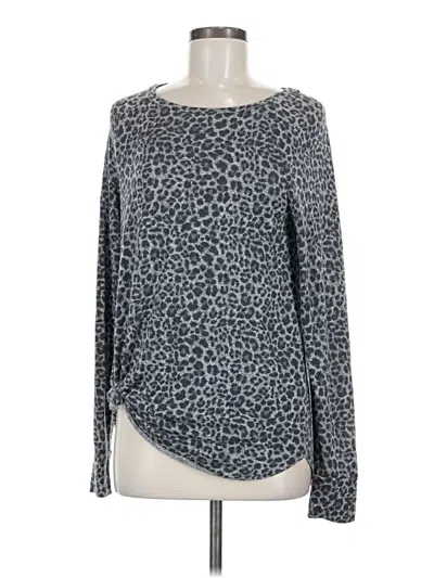 Pre-owned Grayson Threads Long Sleeve Blouse In Gray