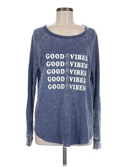 Pre-owned Grayson Threads Long Sleeve T-shirt In Blue