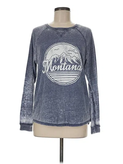 Pre-owned Grayson Threads Long Sleeve T-shirt In Blue