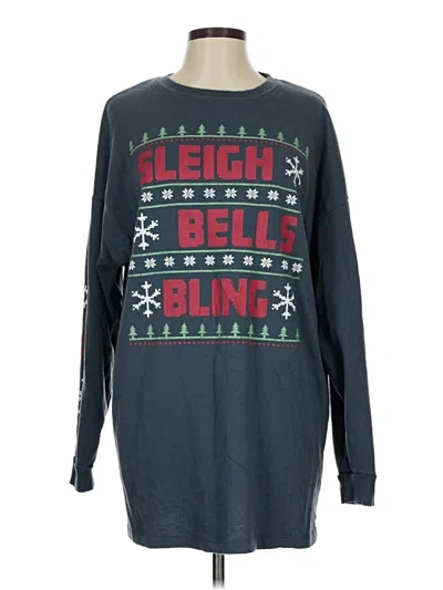 Pre-owned Grayson Threads Pullover Sweater In Blue