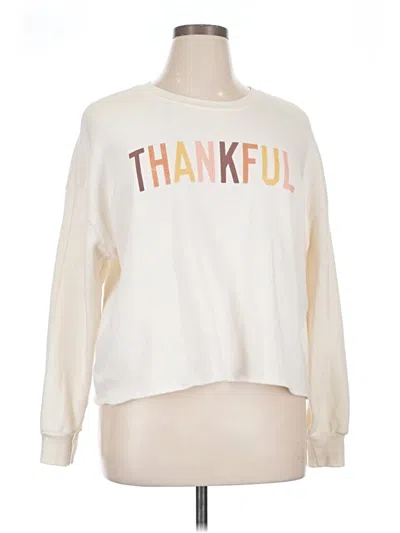 Pre-owned Grayson Threads Pullover Sweater In Ivory