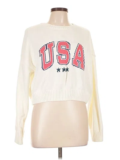 Pre-owned Grayson Threads Pullover Sweater In Ivory