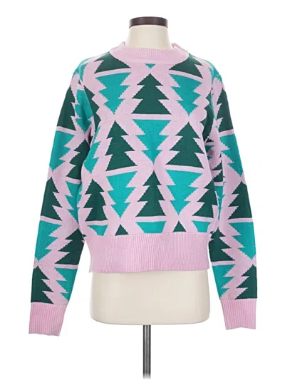 Pre-owned Grayson Threads Pullover Sweater In Pink