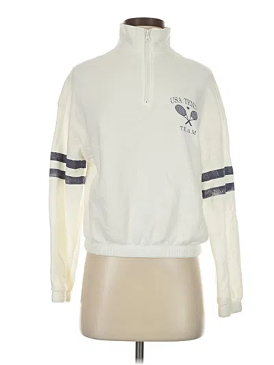 Pre-owned Grayson Threads Pullover Sweater In White