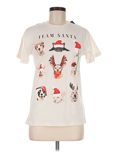 Pre-owned Grayson Threads Short Sleeve T-shirt In Ivory
