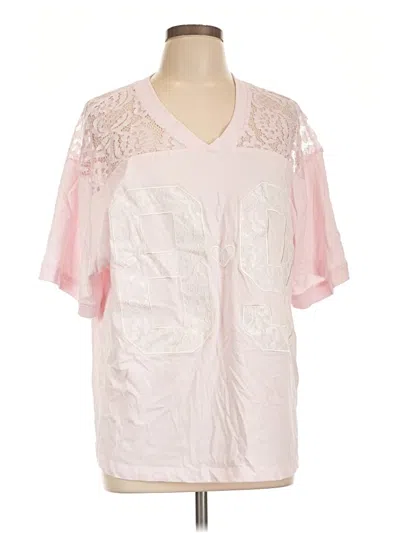 Pre-owned Grayson Threads Short Sleeve T-shirt In Pink
