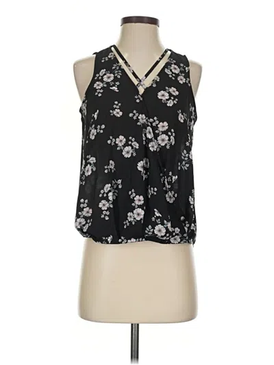Pre-owned Grayson Threads Sleeveless Blouse In Black