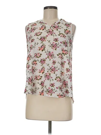 Pre-owned Grayson Threads Sleeveless Blouse In Ivory