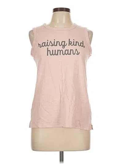 Pre-owned Grayson Threads Sleeveless Top Pink Scoop Neck Tops