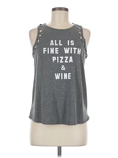Pre-owned Grayson Threads Sleeveless T-shirt In Gray