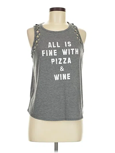 Pre-owned Grayson Threads Sleeveless T-shirt In Gray