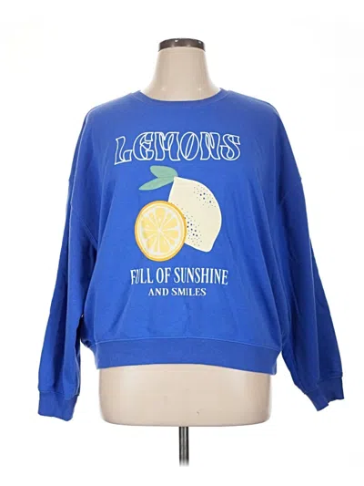 Pre-owned Grayson Threads Sweatshirt In Blue