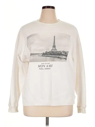 Pre-owned Grayson Threads Sweatshirt In Ivory