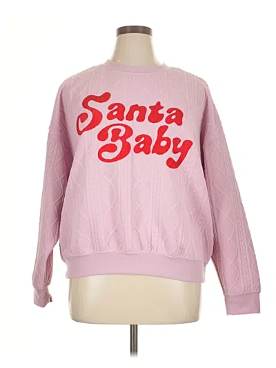 Pre-owned Grayson Threads Sweatshirt In Pink
