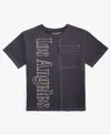 Grayson Threads, The Label Big Boys Los Angeles Graphic Short-sleeve T-shirt In Black