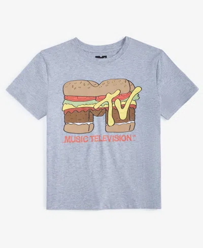 Grayson Threads, The Label Kids' Big Boys Mtv Graphic Short-sleeve T-shirt In Gray