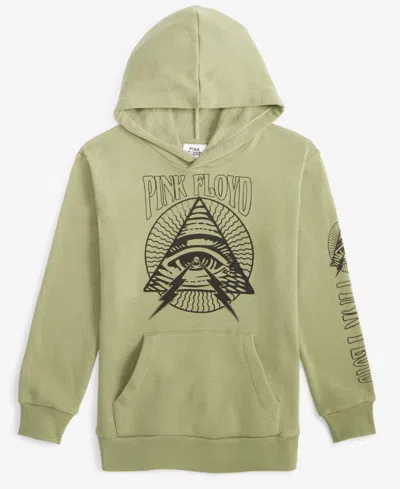 Grayson Threads, The Label Kids' Big Boys Pink Floyd Graphic Hoodie In Green