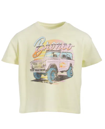 Grayson Threads, The Label Kids' Big Girls Bronco Graphic T-shirt In Yellow