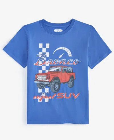 Grayson Threads, The Label Big Kids Bronco Graphic Short-sleeve T-shirt In Blue
