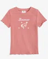 Grayson Threads, The Label Girls 4-8 Ford Bronco Short-sleeve T-shirt In Pink
