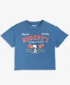 Grayson Threads, The Label Girls 4-8 Peanuts Snoopy's Tomatoes Short-sleeve T-shirt In Blue
