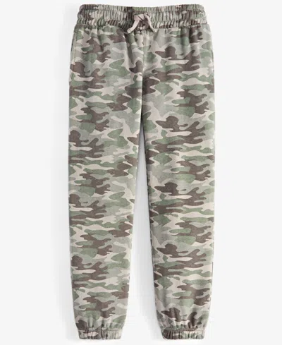 Grayson Threads, The Label Grayson Threads Kids Big Boys Camo-print Jogger Pants In Green