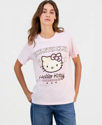 Grayson Threads, The Label Hello Kitty Athletic Club Short-sleeve T-shirt In Pink