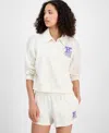 Grayson Threads, The Label Juniors' Collared Kuromi Sweatshirt