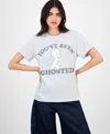 Grayson Threads, The Label Juniors' Ghosted Casper T-shirt In Gray