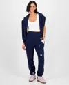 Grayson Threads, The Label Juniors' Hello Kitty Fleece Joggers In Blue