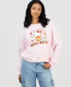Grayson Threads, The Label Juniors' Hello Kitty Gingerbread Graphic Print Sweatshirt In Pink