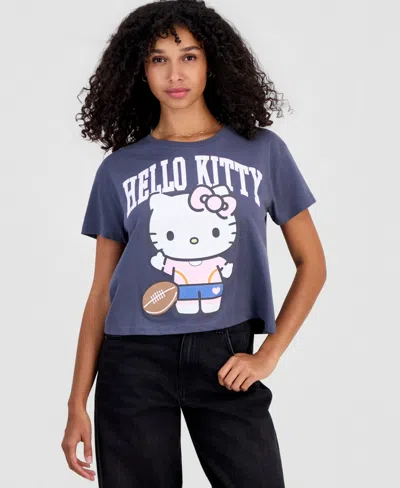 Grayson Threads, The Label Juniors' Hello Kitty Graphic T-shirt In Purple
