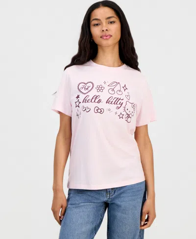 Grayson Threads, The Label Juniors' Hello Kitty Icons Graphic-print Tee In Multi