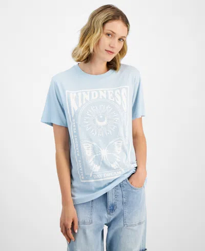 Grayson Threads, The Label Juniors' Kindness Graphic T-shirt In Blue