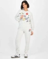 Grayson Threads, The Label Grayson Threads The Label Juniors Nyc Fleece Hoodie Joggers In White