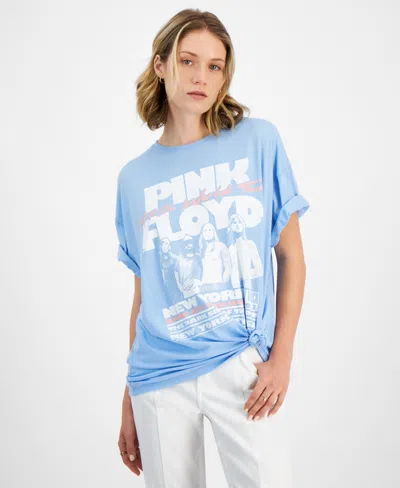 Grayson Threads, The Label Juniors' Pink Floyd Graphic T-shirt In Blue