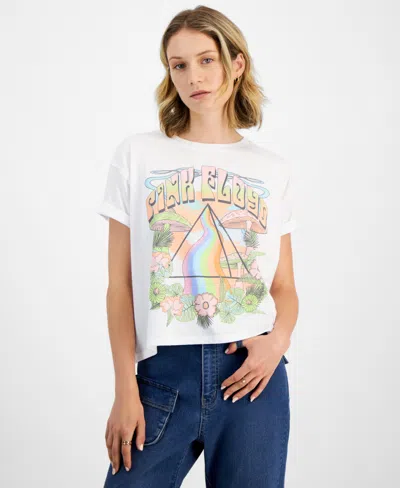Grayson Threads, The Label Juniors' Pink Floyd Graphic T-shirt In White