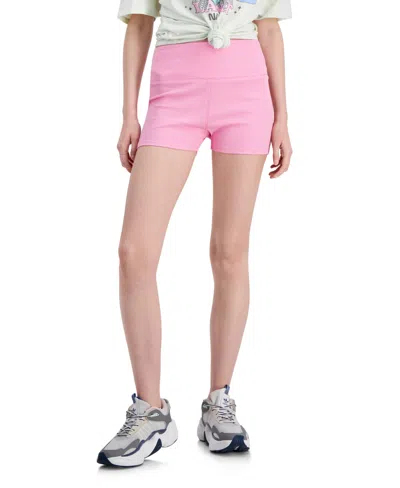 Grayson Threads, The Label Juniors' Pull-on Bike Shorts In Pink