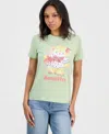 Grayson Threads, The Label Juniors' Sensitive Bear T-shirt In Green