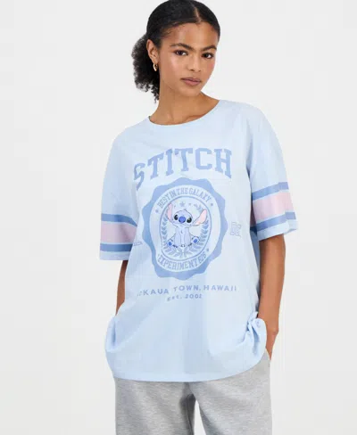 Grayson Threads, The Label Juniors' Stitch Graphic T-shirt In Blue