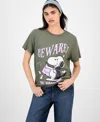 Grayson Threads, The Label Juniors' Vampire Snoopy T-shirt In Green