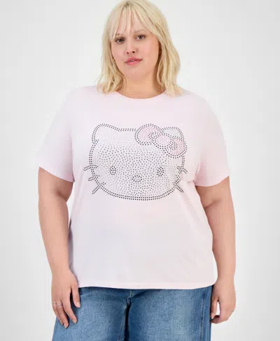 Grayson Threads, The Label Trendy Plus Rhinestone Hello Kitty Tee