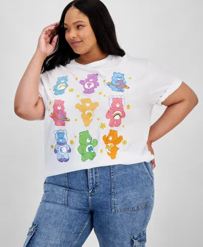 Grayson Threads, The Label Trendy Plus Size Care Bears T-shirt In White