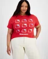 GRAYSON THREADS, THE LABEL TRENDY PLUS SIZE HELLO KITTY GRAPHIC T-SHIRT