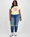 Grayson Threads, The Label Trendy Plus Size Hibiscus Graphic Baby T-shirt
