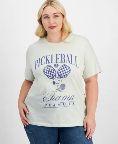 Grayson Threads, The Label Trendy Plus Size Pickleball T-shirt In Green