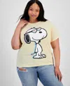GRAYSON THREADS, THE LABEL TRENDY PLUS SIZE SNOOPY GRAPHIC T-SHIRT