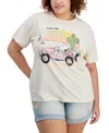 GRAYSON THREADS, THE LABEL TRENDY PLUS SIZE SNOOPY SCENIC ROUTE GRAPHIC T-SHIRT